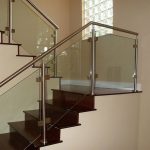 glass staircase railing